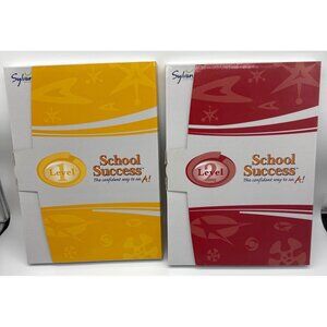 Sylvan School Success Level 1 & 2 Educational Learning Textbook CD & Workbook
